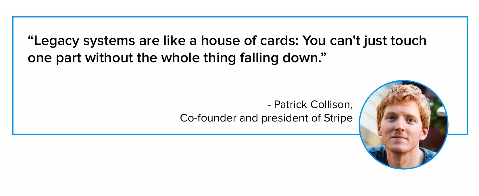 Patrick Collison, co-founder and president of Stripe